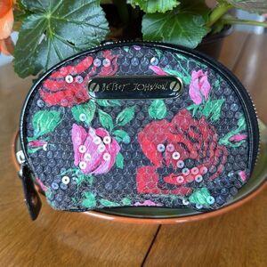 Betsey Johnson cosmetic bag
